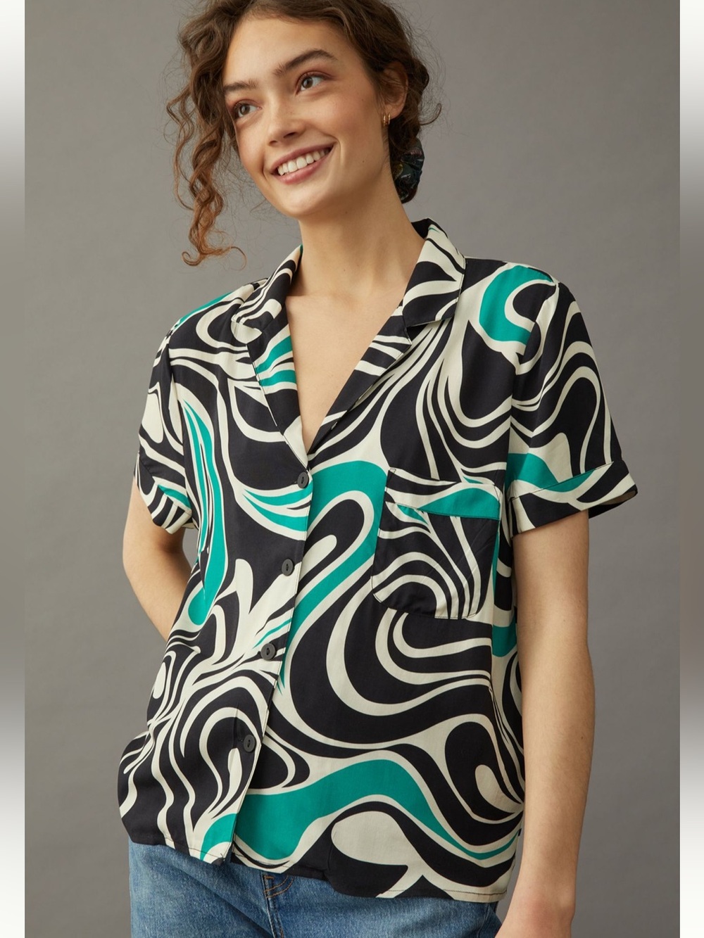 NWOT Corey Lynn Calter Petra Buttondown from Anthropologie, size S